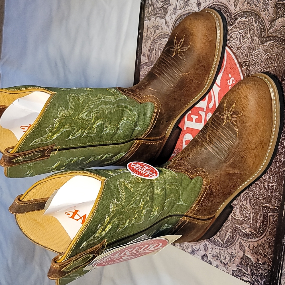 Laredo Ainsley Steel Toe Tan/Green